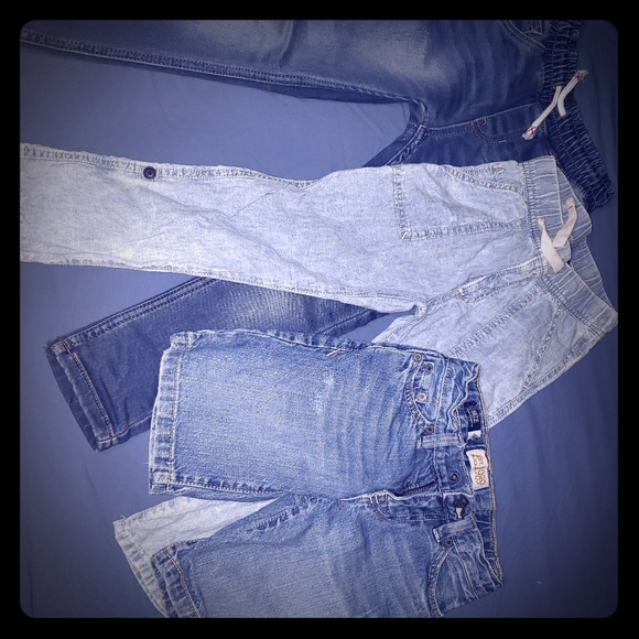 4T Boys Set:  Pants (2) and Shorts (1) - Picture 1 of 4